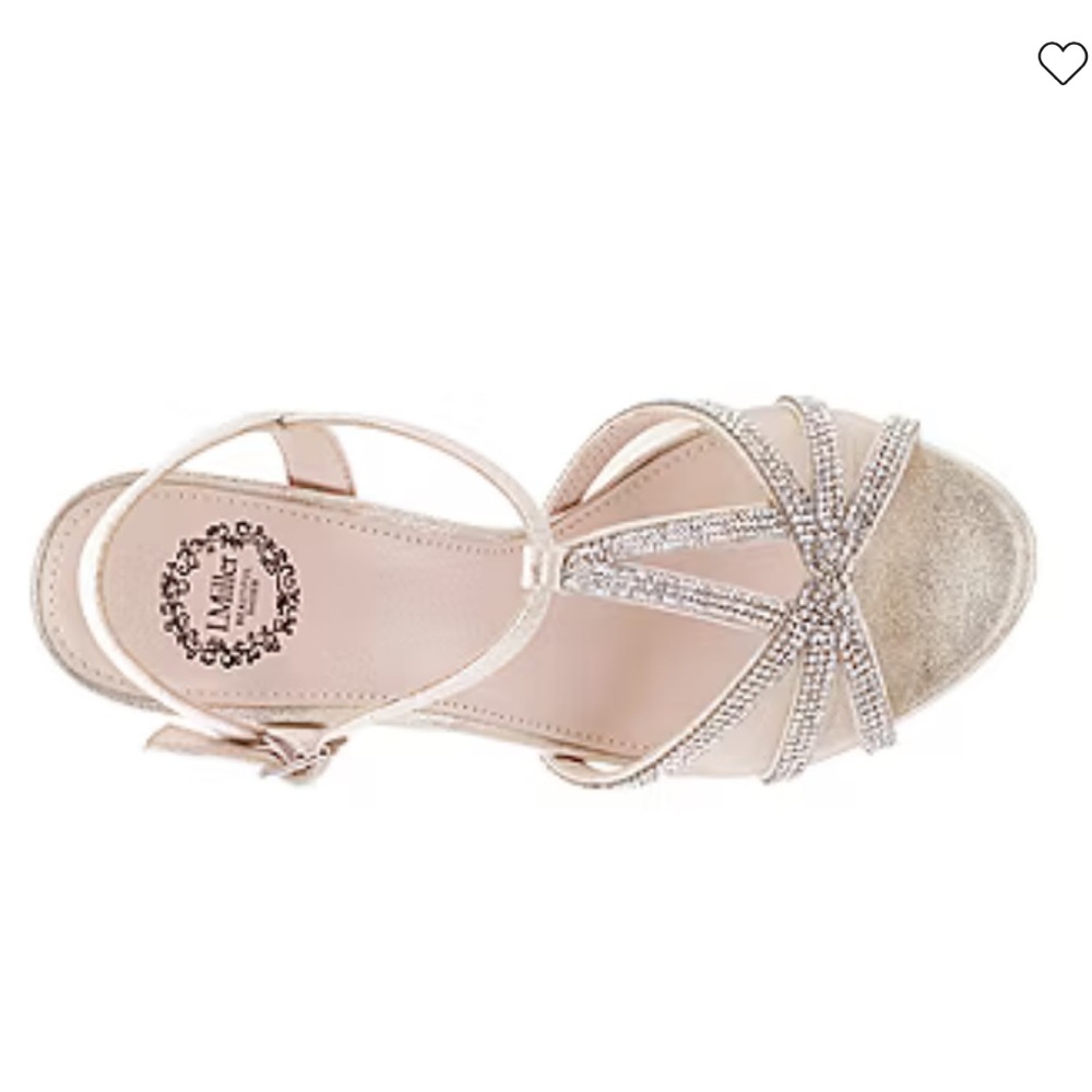 I Miller Ramona Heeled Sandal in Gold — GREAT PROM SHOES!! - Picture 3 of 9